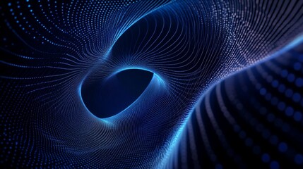 Spiral sound wave rhythm line dynamic abstract vector background 