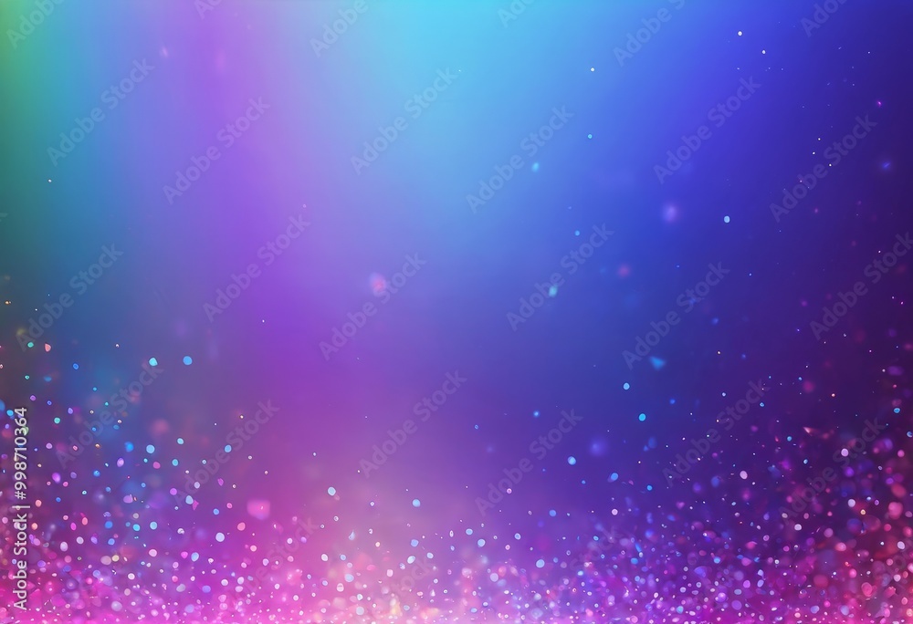 Poster a vibrant, abstract background with a gradient of blue and purple hues, transitioning from a deep pu