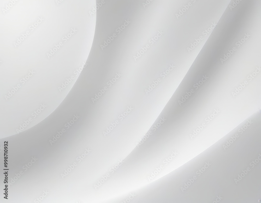 Poster a white, abstract background with curved lines and a gradient effect, creating a sense of movement and fluidity