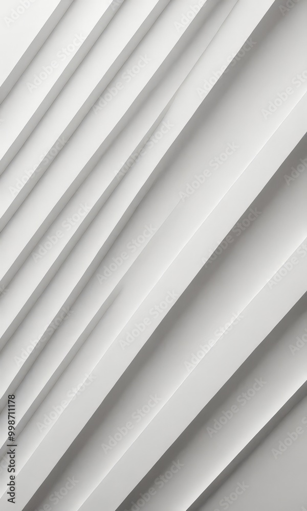 Poster a diagonal pattern of white lines, creating a sense of depth and movement