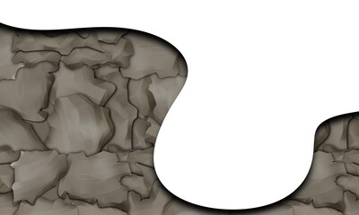 natural stones background. presentation and power point design concept with typography space area. architecture, interior, or nature themes