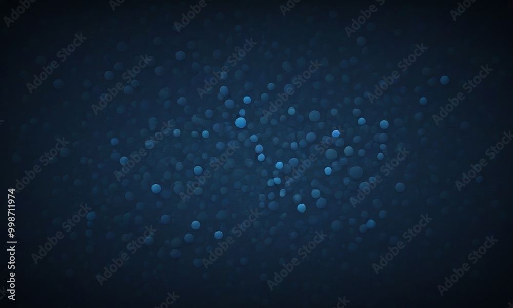 Aufkleber a dark blue background with numerous small white dots scattered throughout, creating a sense of randomness and depth