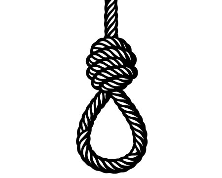 recommend clip art: hanging rope knot silhouette vector,Gallows hanging rope knot