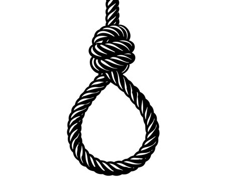 recommend clip art: hanging rope knot silhouette vector,Gallows hanging rope knot