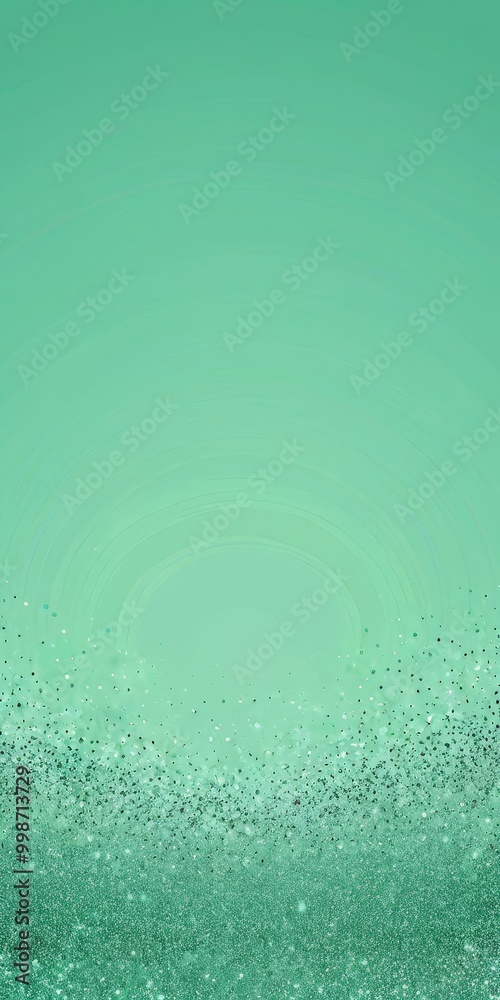 Poster A vibrant turquoise gradient background with a glittering effect at the bottom, creating a visually striking and dynamic composition
