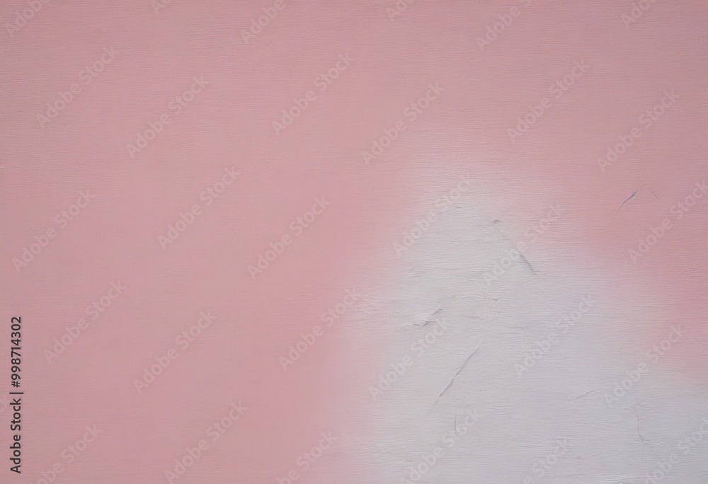 Poster a pink wall with a white spot on the right side, creating a subtle contrast