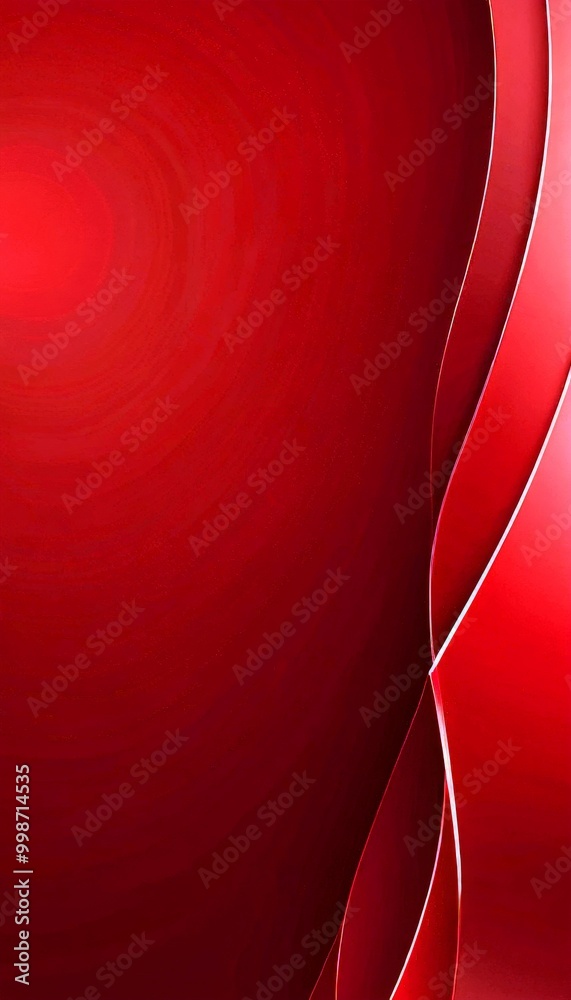 Poster a dark red background with a subtle gradient effect, creating a sense of depth and movement The right side of adorned with a curved line, adding a dynamic element