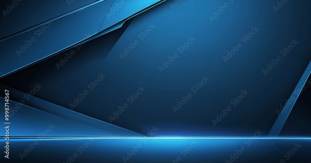 Leinwandbilder a dark blue abstract background with a diagonal line running across it, creating a sense of movement and dynamism