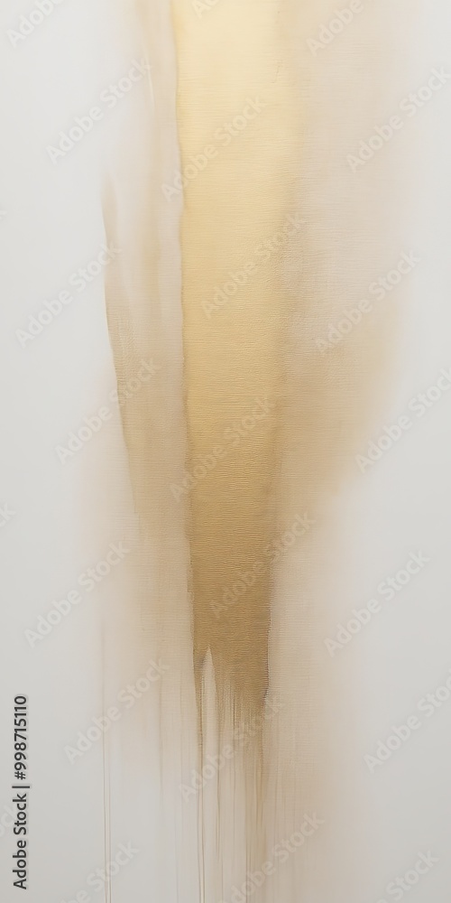 Aufkleber a vertical line of golden paint dripping down from the top right corner, creating a sense of movemen