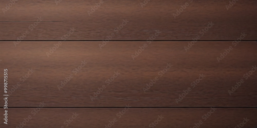 Poster a close-up view dark brown wooden door panel with a horizontal line running across it