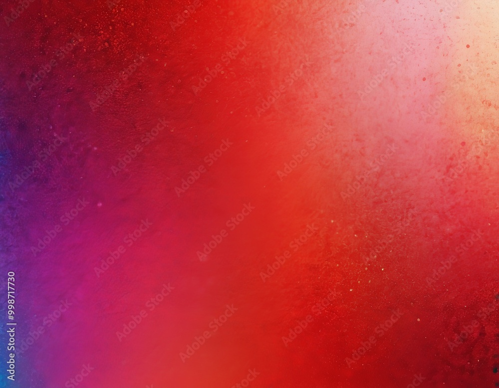 Poster a vibrant gradient background transitioning from red to purple, with a subtle shimmering effect