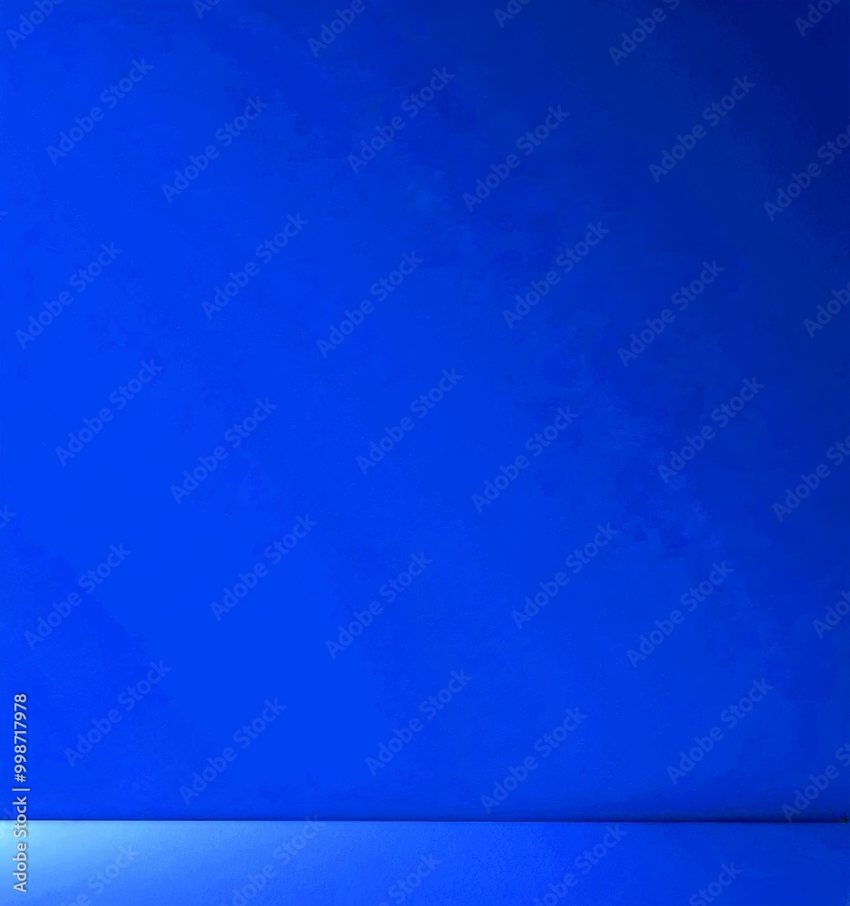 Poster a deep blue background with a subtle gradient effect, creating a sense of depth and dimension