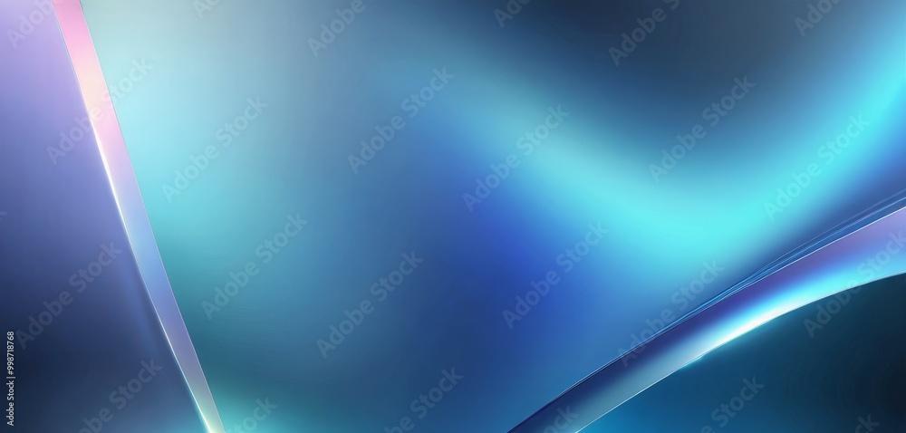 Aufkleber a gradient background transitioning from a deep blue at the top to a lighter shade at the bottom, with a subtle gradient of purple and pink hues The does not contain