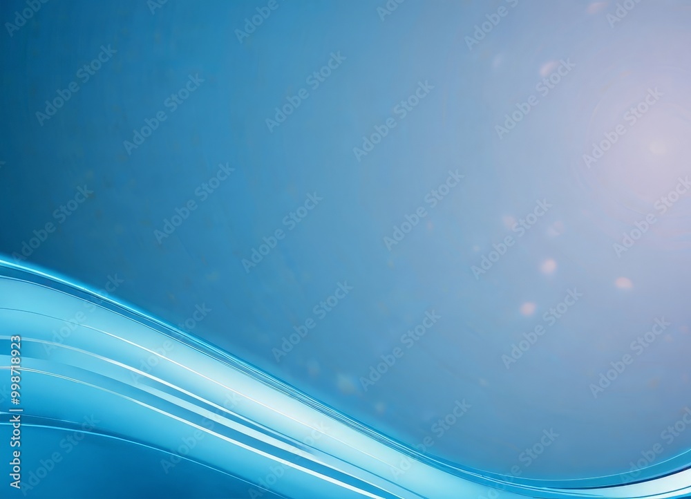 Poster a gradient background transitioning from a deep blue at the top to a lighter shade at the bottom, with a subtle wave-like pattern adding a dynamic element