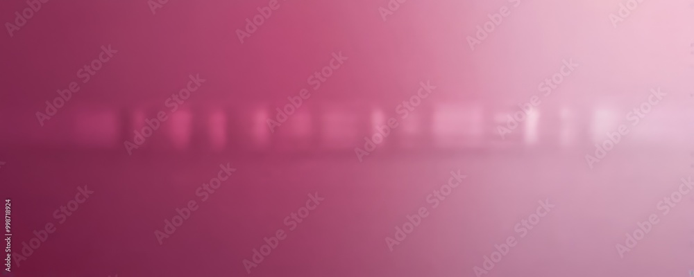 Poster a blurred pink background with a faint line of white text that reads 