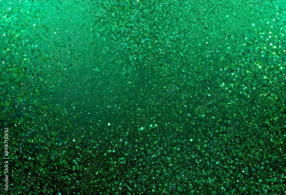 Aufkleber a close-up view of a textured surface with a gradient of green colors, resembling a glittery or sparkly effect.