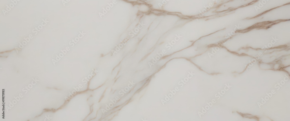 Poster Marble surface with a subtle pattern of light and dark brown lines