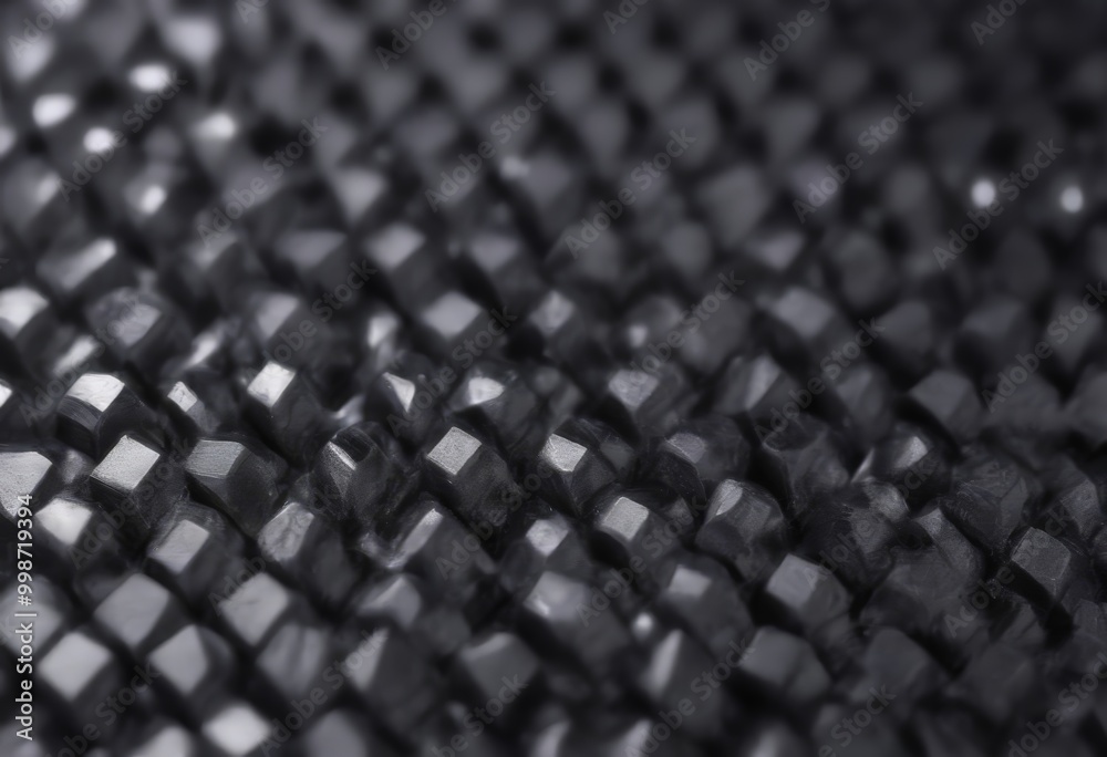 Fototapete A close-up view textured surface composed of numerous small, square-shaped objects arranged in a grid-like pattern, creating a visually striking and intricate design