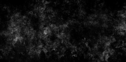 Abstract gray smoke overlays realistic dust and white natural effect pattern on black.Realistic white cloud or smoke. white cloud and black sky textured background. vapor, fog overlay on black.
