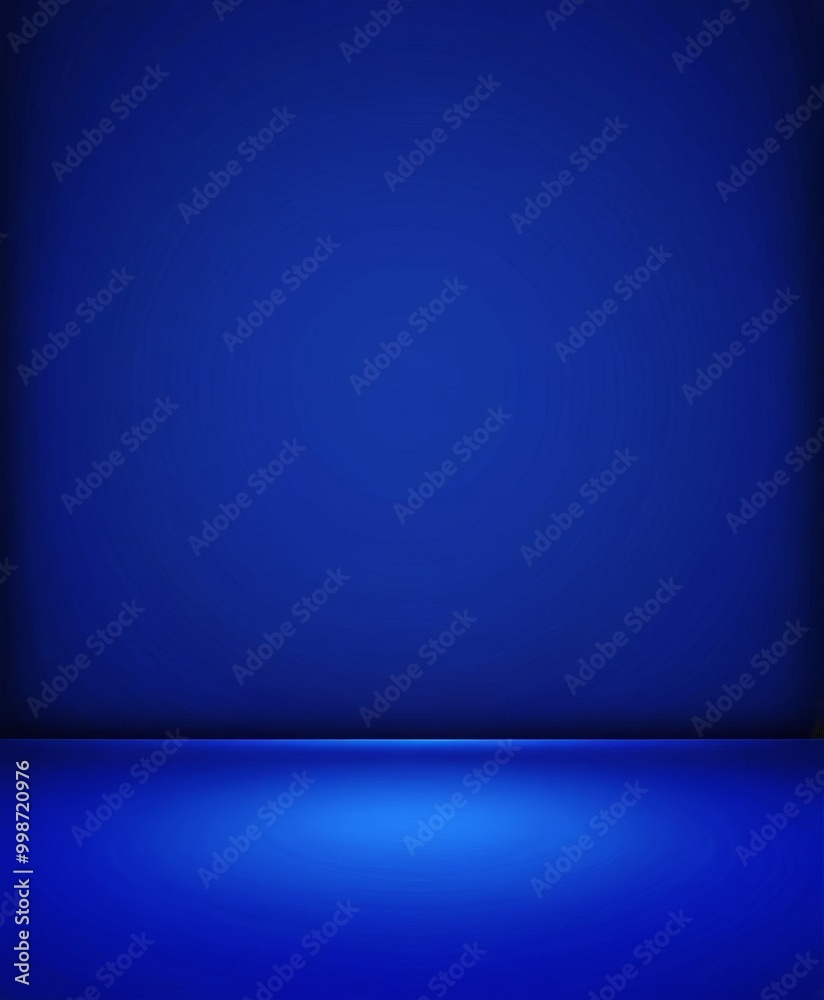 Aufkleber A gradient background transitioning from a deep blue at the top to a lighter shade at the bottom, creating a sense of depth and space