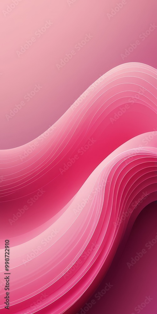 Poster a gradient of pink and purple hues, with the pink color transitioning from a deep, rich hue at the t