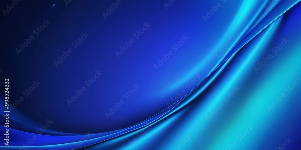 Poster a gradient of blue hues, transitioning from a deep navy at the top to a lighter shade at the bottom The gradient is composed of curved lines, creating a sense of movement