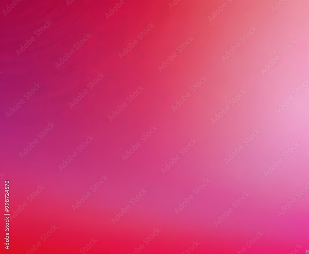 Poster a gradient background transitioning from a deep red at the top to a lighter pink at the bottom, creating a visually striking and vibrant effect