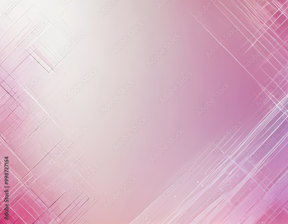 Poster a pink and white abstract background with diagonal lines and a gradient effect, creating a visually appealing and dynamic composition