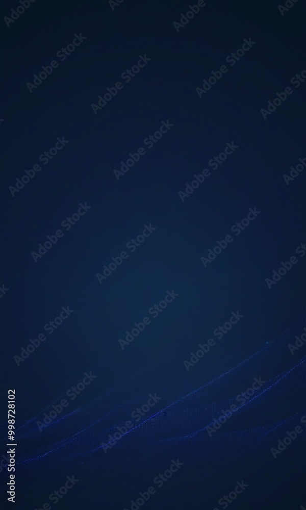 Poster a dark blue gradient background with a subtle blue line running horizontally across the center