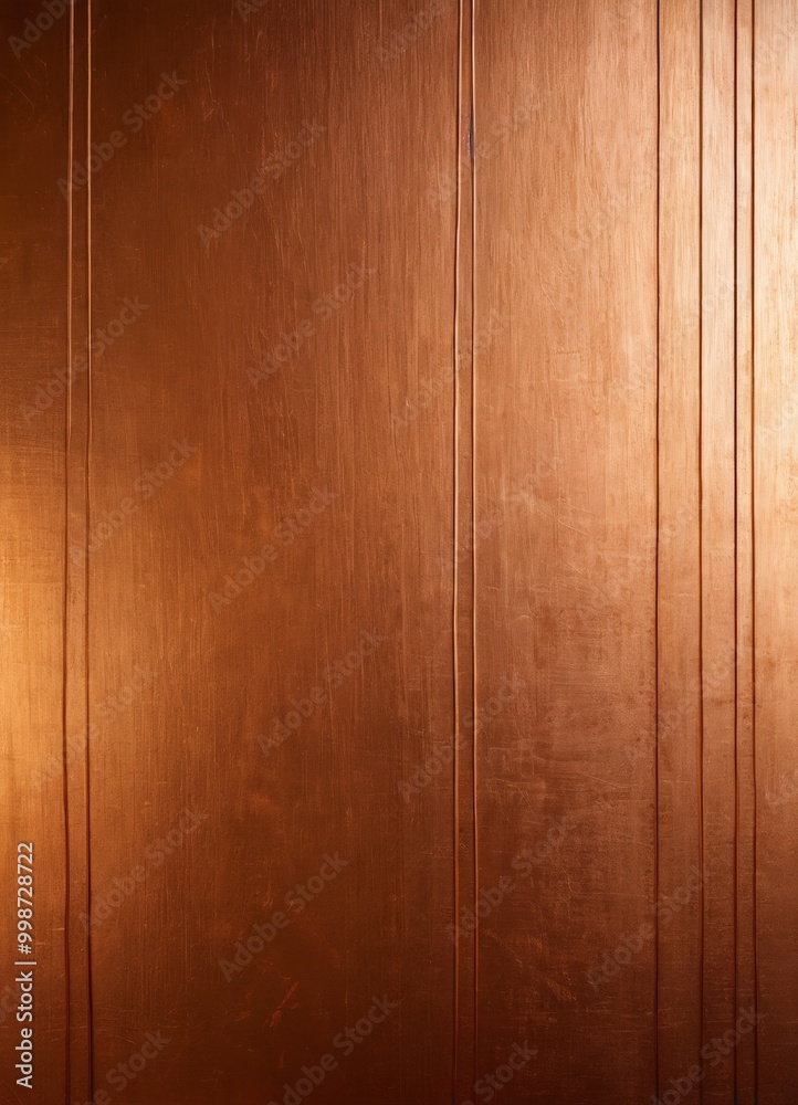 Aufkleber a close-up view of a textured copper panel with vertical lines running across it, creating a sense of depth and dimension.