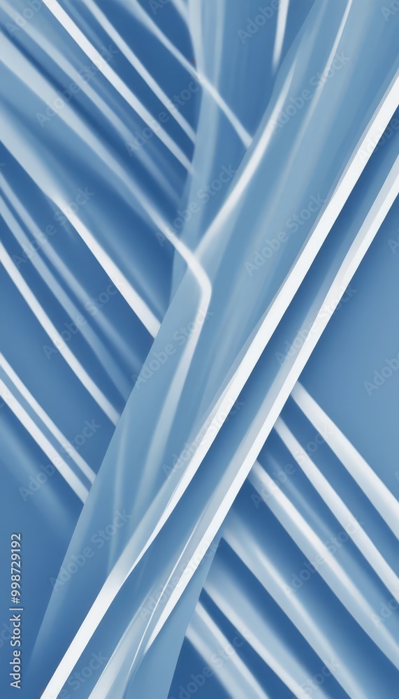Poster a complex pattern of intersecting white lines, creating a sense of depth and movement The lines are arranged in a diagonal pattern, with some appearing to be curved and