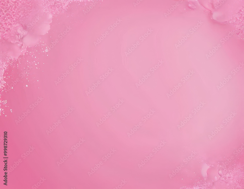 Poster a pink background with a subtle, wispy texture, resembling a cloud or a soft, fluffy surface the doe
