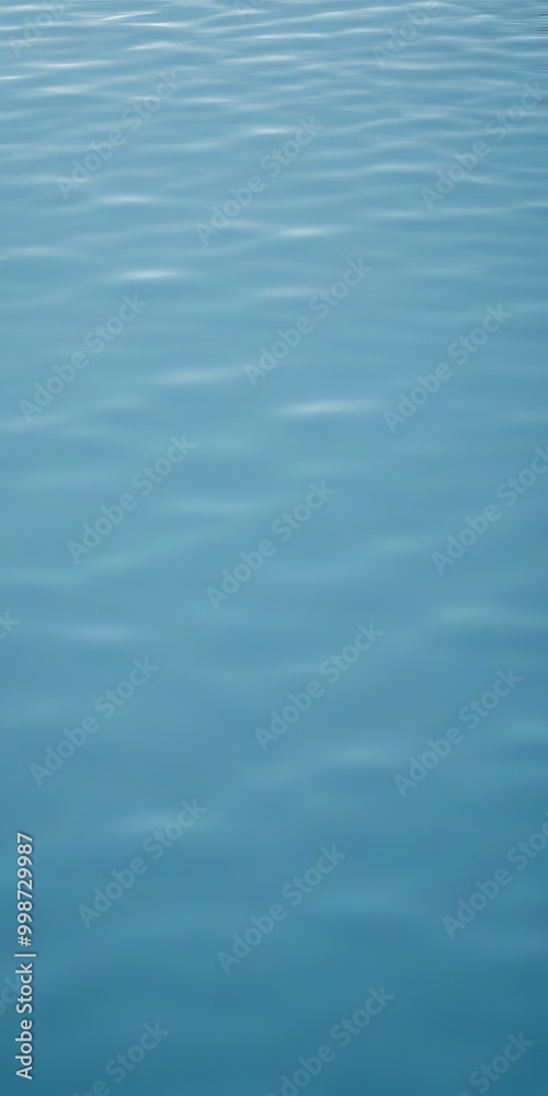 Poster a close-up view calm body of water, with a blurred background that appears to be a serene body of wa