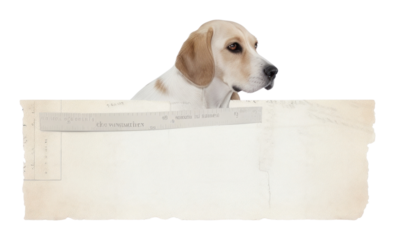 PNG Dog animal mammal beagle.