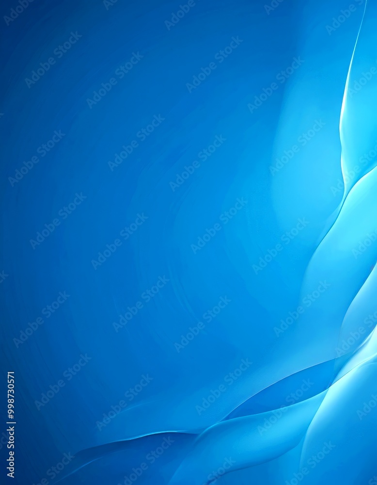 Poster a gradient of blue hues, transitioning from a deep, dark blue at the top to a lighter shade towards the bottom The gradient is smooth and continuous, creating a sense of