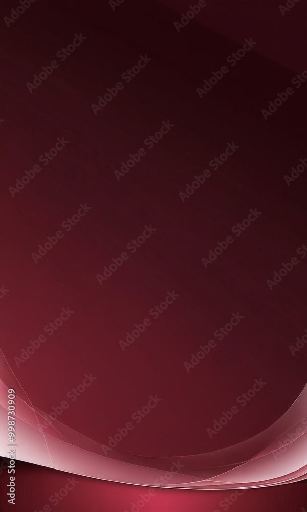 Aufkleber a gradient background transitioning from a deep red at the top to a lighter shade at the bottom, with a subtle white wave-like pattern on the right side