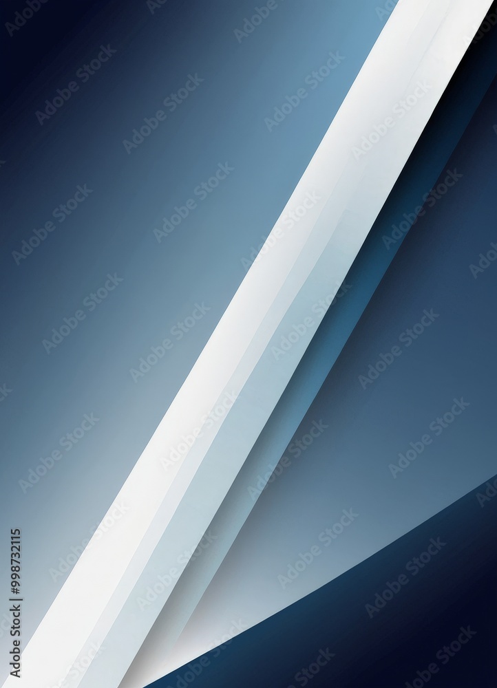 Poster a gradient background with a diagonal line of white and blue stripes, creating a sense of movement and depth