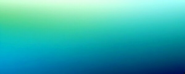 Obraz premium a gradient background transitioning from a light green at the top to a darker blue at the bottom, creating a soothing and calming visual effect