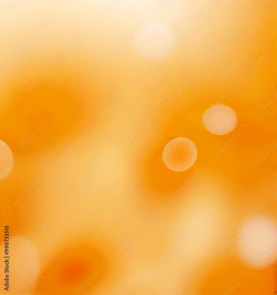Poster a blurred, abstract background with a warm, golden hue, featuring a few small, indistinct circles or