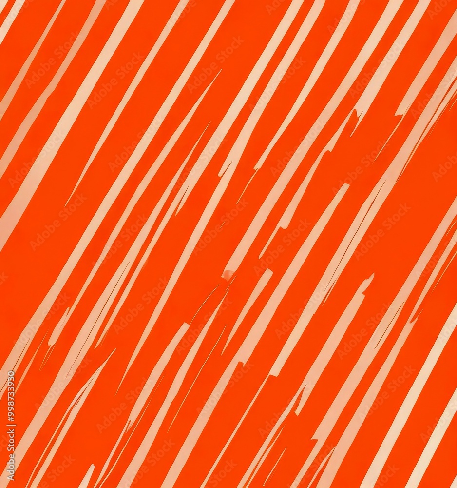 Aufkleber a diagonal pattern of white and orange stripes, creating a vibrant and dynamic visual effect.