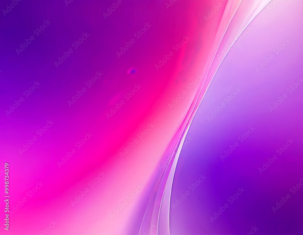 Aufkleber a gradient background transitioning from a deep purple at the top to a lighter pink at the bottom, with a subtle white line running diagonally across the center