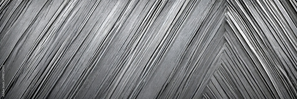 Fototapete a close-up view textured surface with diagonal lines, creating a sense of depth and movement