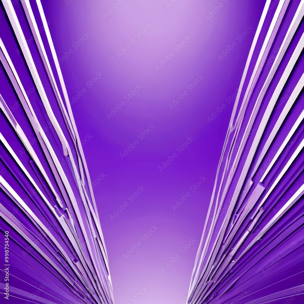 Leinwandbilder a purple gradient background with white diagonal lines radiating outwards from the center, creating a sense of depth and perspective