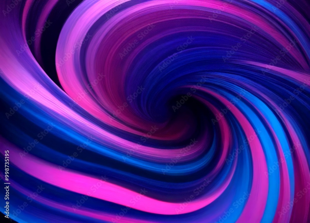 Poster a swirling pattern of purple and blue hues, creating a mesmerizing and dynamic visual effect