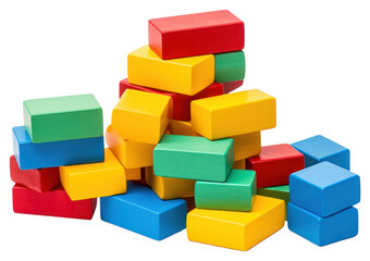 PNG Colorful blocks backgrounds toy white background.