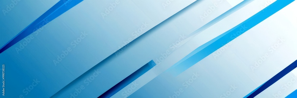 Leinwandbilder a diagonal pattern of blue and white lines, creating a sense of movement and dynamism The lines are slightly tilted, adding a sense of depth and perspective to the