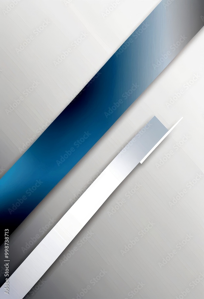 Aufkleber a minimalist design with a diagonal line of blue and white stripes, creating a sense of movement and direction