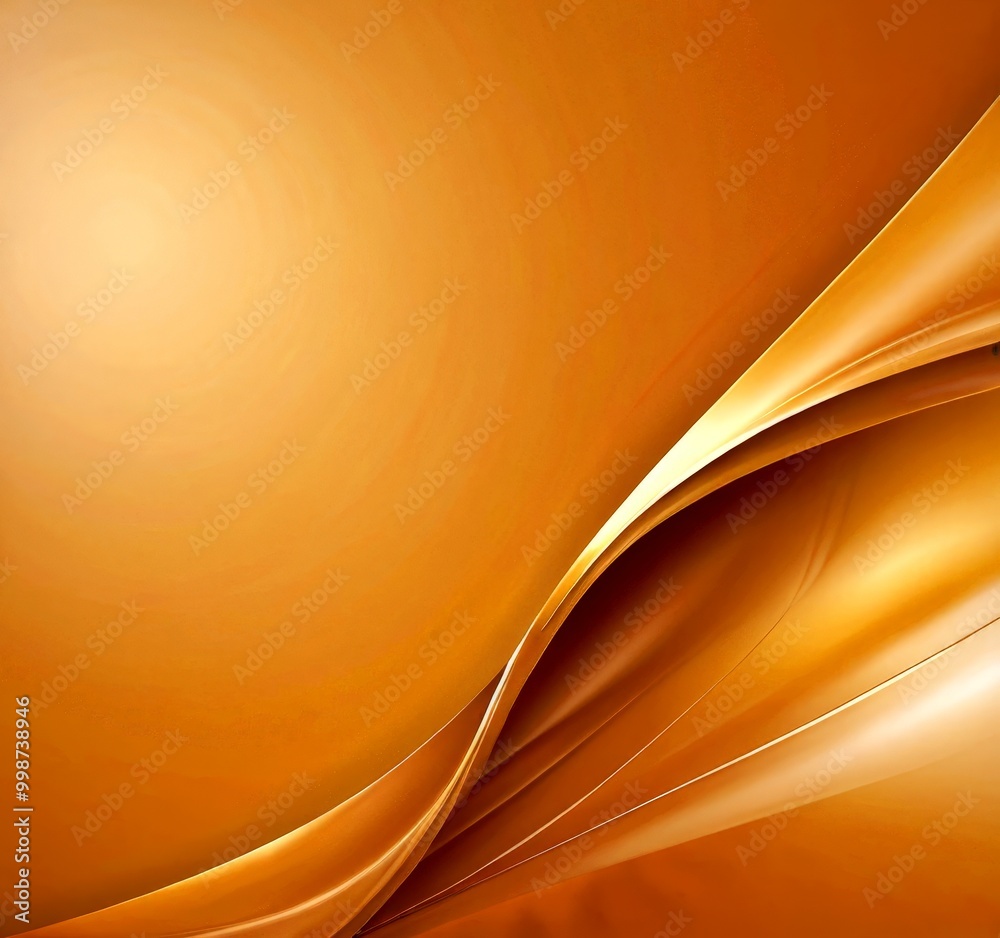 Poster a gradient background with a warm, golden hue The top half of a darker shade of orange, transitioning to a lighter orange towards the bottom The is