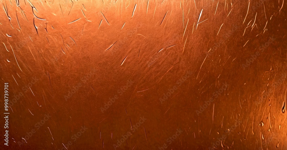 Fototapete a close-up view textured surface with a reddish-brown hue, featuring a pattern of vertical lines and cracks that create a sense of depth and movement