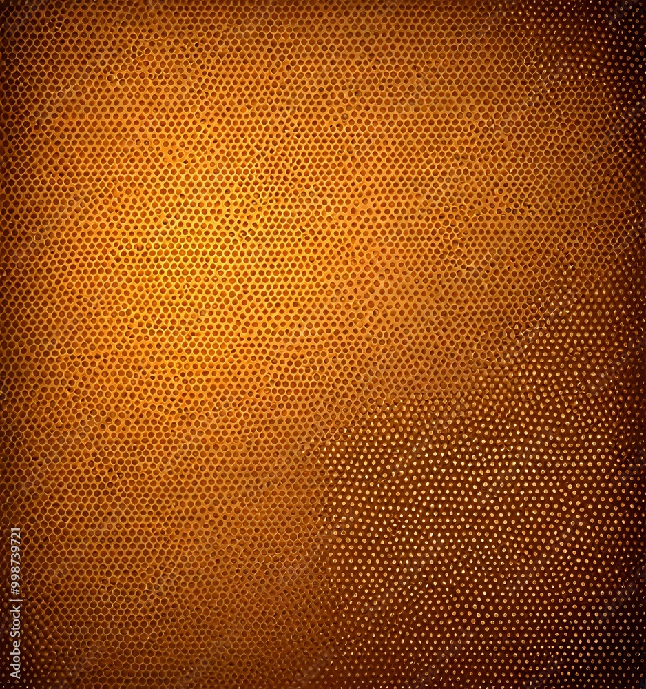 Aufkleber a close-up view textured surface with a pattern of small dots or dots, resembling a leather or fabric texture The color of the dots is brown, and the does not
